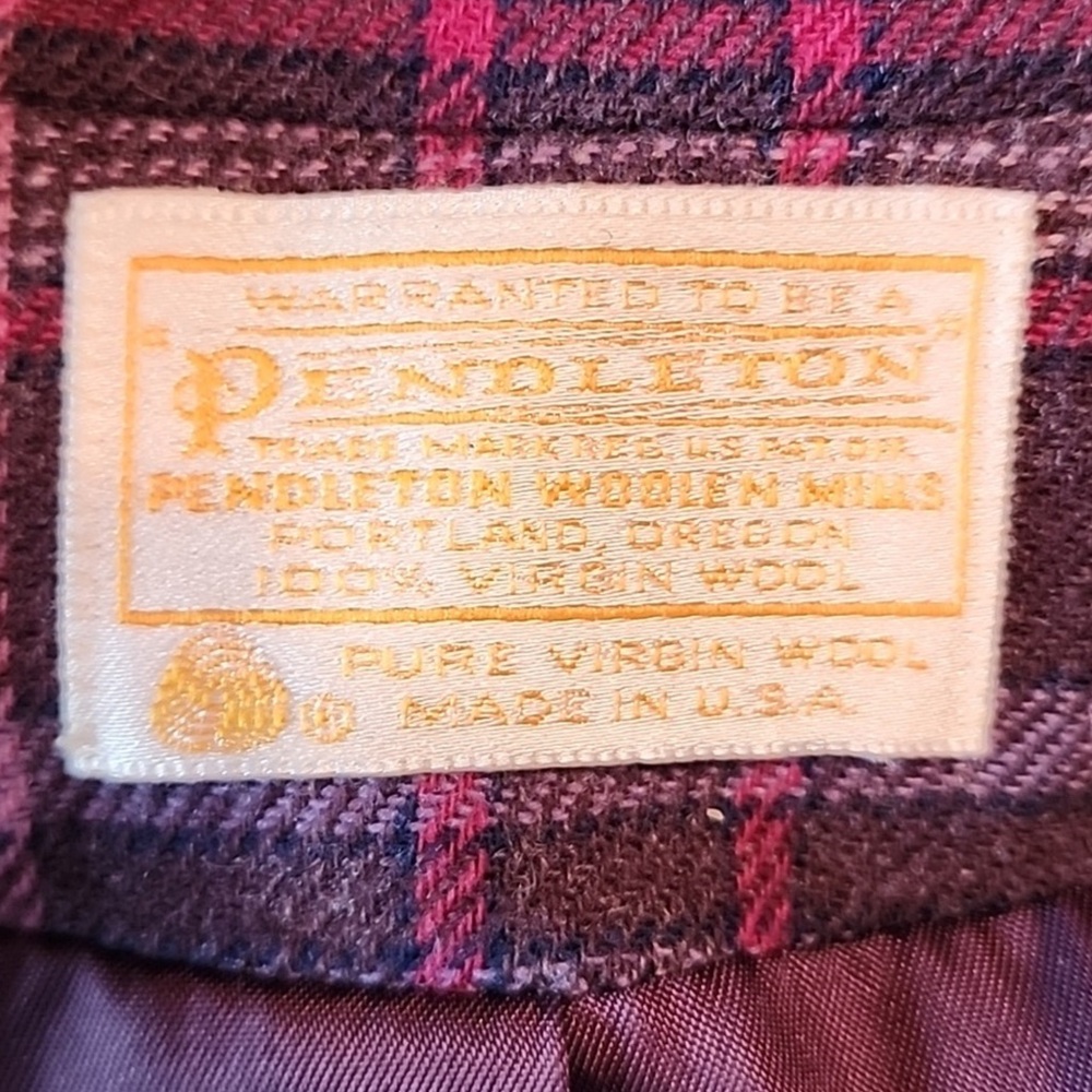 PENDLETON Vintage Ladies Wool Jacket - Picture 11 of 12